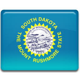 South Dakota Flag Icon, South Dakota Flag,American States,Flag