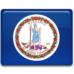 Virginia Flag Icon, Virginia Flag,American States,Flag