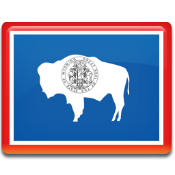 Wyoming Flag Icon, Wyoming Flag,American States,Flag
