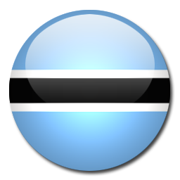 Botswana Flag Icon, Botswana Flag,Rounded World Flags,Flag,rounded,country