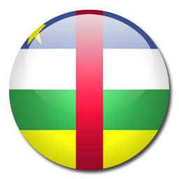Central African Republic Flag Icon, Central African Republic Flag,Rounded World Flags,Flag,rounded,country