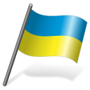 Ukraine Flag 3 Icon, Ukraine Flag 3,Vista Flags,Flag