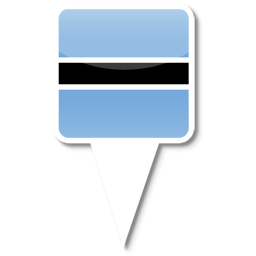 Botswana Icon, Botswana,iPhone Map Flag,Flag