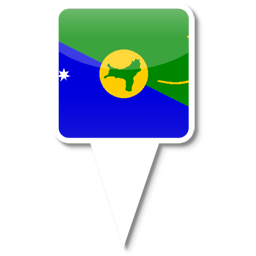 Christmas Island Icon, Christmas Island,iPhone Map Flag,Flag
