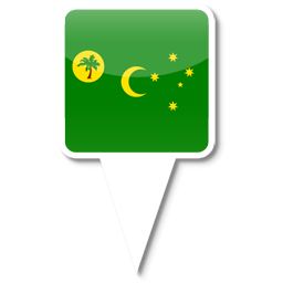 Cocos Islands Icon, Cocos Islands,iPhone Map Flag,Flag