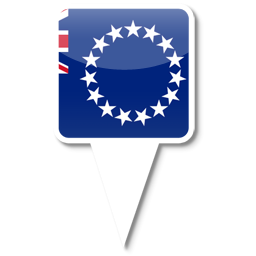 Cook Islands Icon, Cook Islands,iPhone Map Flag,Flag