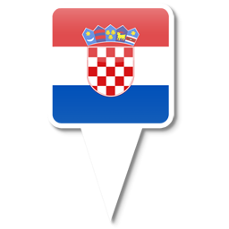 Croatia Icon, Croatia,iPhone Map Flag,Flag