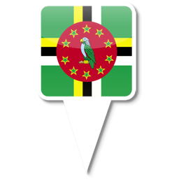 Dominica Icon, Dominica,iPhone Map Flag,Flag