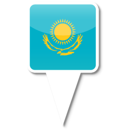 Kazakhstan Icon, Kazakhstan,iPhone Map Flag,Flag