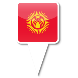 Kyrgyzstan Icon, Kyrgyzstan,iPhone Map Flag,Flag