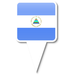 Nicaragua Icon, Nicaragua,iPhone Map Flag,Flag