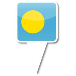 Palau Icon, Palau,iPhone Map Flag,Flag