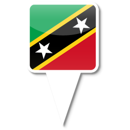 Saint Kitts and Nevis Icon, Saint Kitts and Nevis,iPhone Map Flag,Flag