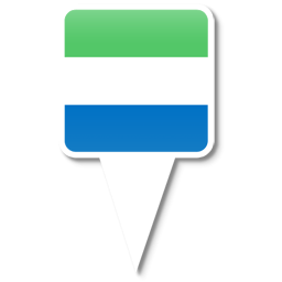 Sierra Leone Icon, Sierra Leone,iPhone Map Flag,Flag
