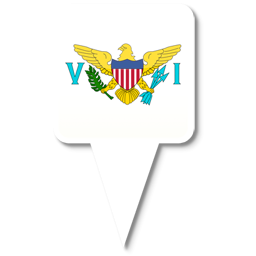 US Virgin Islands Icon, US Virgin Islands,iPhone Map Flag,Flag