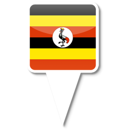 Uganda Icon, Uganda,iPhone Map Flag,Flag