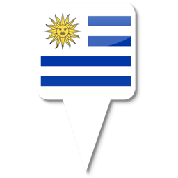 Uruguay Icon, Uruguay,iPhone Map Flag,Flag