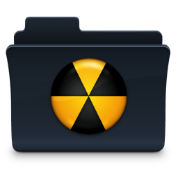 Burn Folder Badged Icon, Burn Folder Badged,Agua Onyx Folders,Folder,