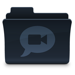 Chat Folder Icon, Chat Folder,Agua Onyx Folders,Folder,