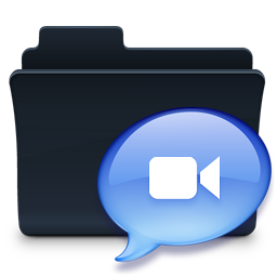 Chats Folder Badged Icon, Chats Folder Badged,Agua Onyx Folders,Folder,