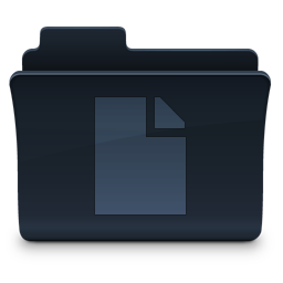 Documents Folder Icon, Documents Folder,Agua Onyx Folders,Folder,