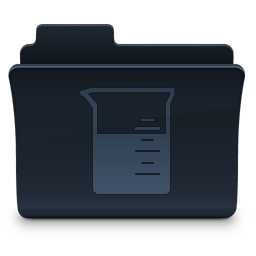 Experiments Folder Icon, Experiments Folder,Agua Onyx Folders,Folder,