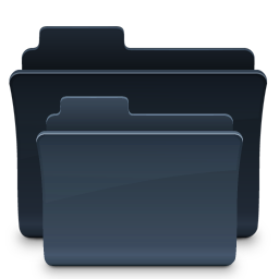 Folders Folder Icon, Folders Folder,Agua Onyx Folders,Folder,