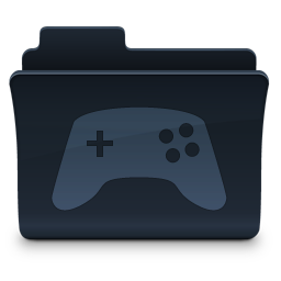 Games Folder Icon, Games Folder,Agua Onyx Folders,Folder,