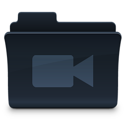 Movies Folder Icon, Movies Folder,Agua Onyx Folders,Folder,