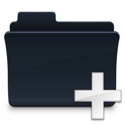 New Folder Icon, New Folder,Agua Onyx Folders,Folder,