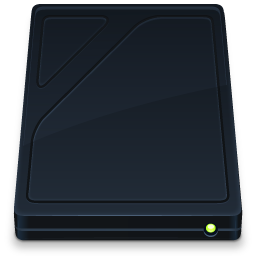 Onyx Hard Drive Icon, Onyx Hard Drive,Agua Onyx Folders,Folder,