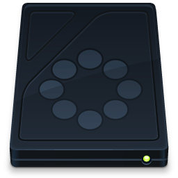Onyx Media Drive Icon, Onyx Media Drive,Agua Onyx Folders,Folder,