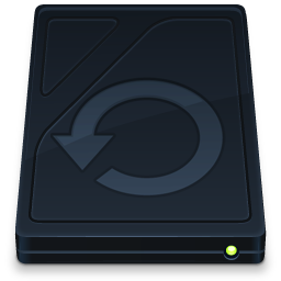 Onyx TimeMachine Drive Icon, Onyx TimeMachine Drive,Agua Onyx Folders,Folder,