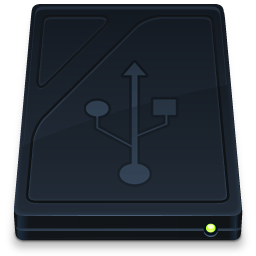 Onyx USB Drive Icon, Onyx USB Drive,Agua Onyx Folders,Folder,