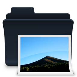 Pictures Folder Alt Badged Icon, Pictures Folder Alt Badged,Agua Onyx Folders,Folder,