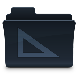 Projects Folder Icon, Projects Folder,Agua Onyx Folders,Folder,