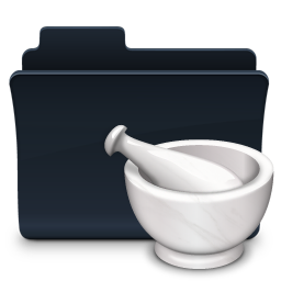 Recipes Folder Badged Icon, Recipes Folder Badged,Agua Onyx Folders,Folder,