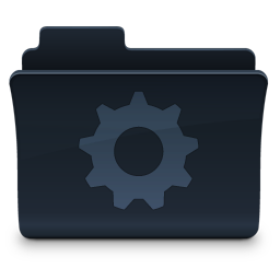 Smart Folder Icon, Smart Folder,Agua Onyx Folders,Folder,