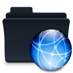 iDisk Folder Icon, iDisk Folder,Agua Onyx Folders,Folder,