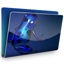 Azureus Icon, Azureus,Aqua X,Folder,http://Kamikaze00X.deviantart.com/art/Aqua-X-60099768