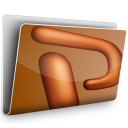 Powerpoint 2004 2 Icon, Powerpoint 2004 2,Aqua X,Folder,http://Kamikaze00X.deviantart.com/art/Aqua-X-60099768