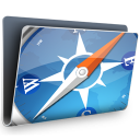 Safari RSS Icon, Safari RSS,Aqua X,Folder,http://Kamikaze00X.deviantart.com/art/Aqua-X-60099768