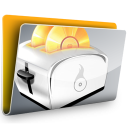 Toast 8 Icon, Toast 8,Aqua X,Folder,http://Kamikaze00X.deviantart.com/art/Aqua-X-60099768