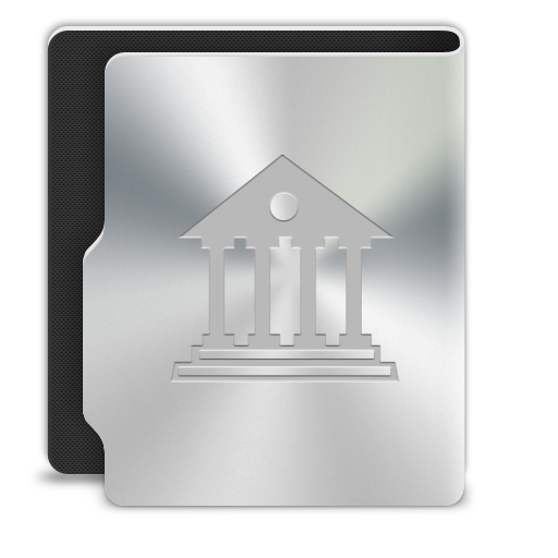 Library Icon, Library,Aquave Aluminum,Folder,http://Delta909.deviantart.com/art/Aquave-Aluminum-92420873