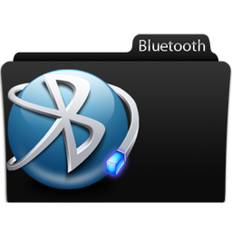 Bluetooth Icon, Bluetooth,Black glamour,Folder,