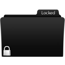 Locked Icon, Locked,Black glamour,Folder,