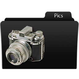 Pics Icon, Pics,Black glamour,Folder,