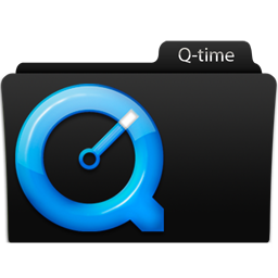 Q-time Icon, Q-time,Black glamour,Folder,