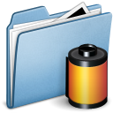 Blue Photo film Icon, Blue Photo film,Cats 2,Folder