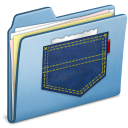 Blue Pocket Icon, Blue Pocket,Cats 2,Folder